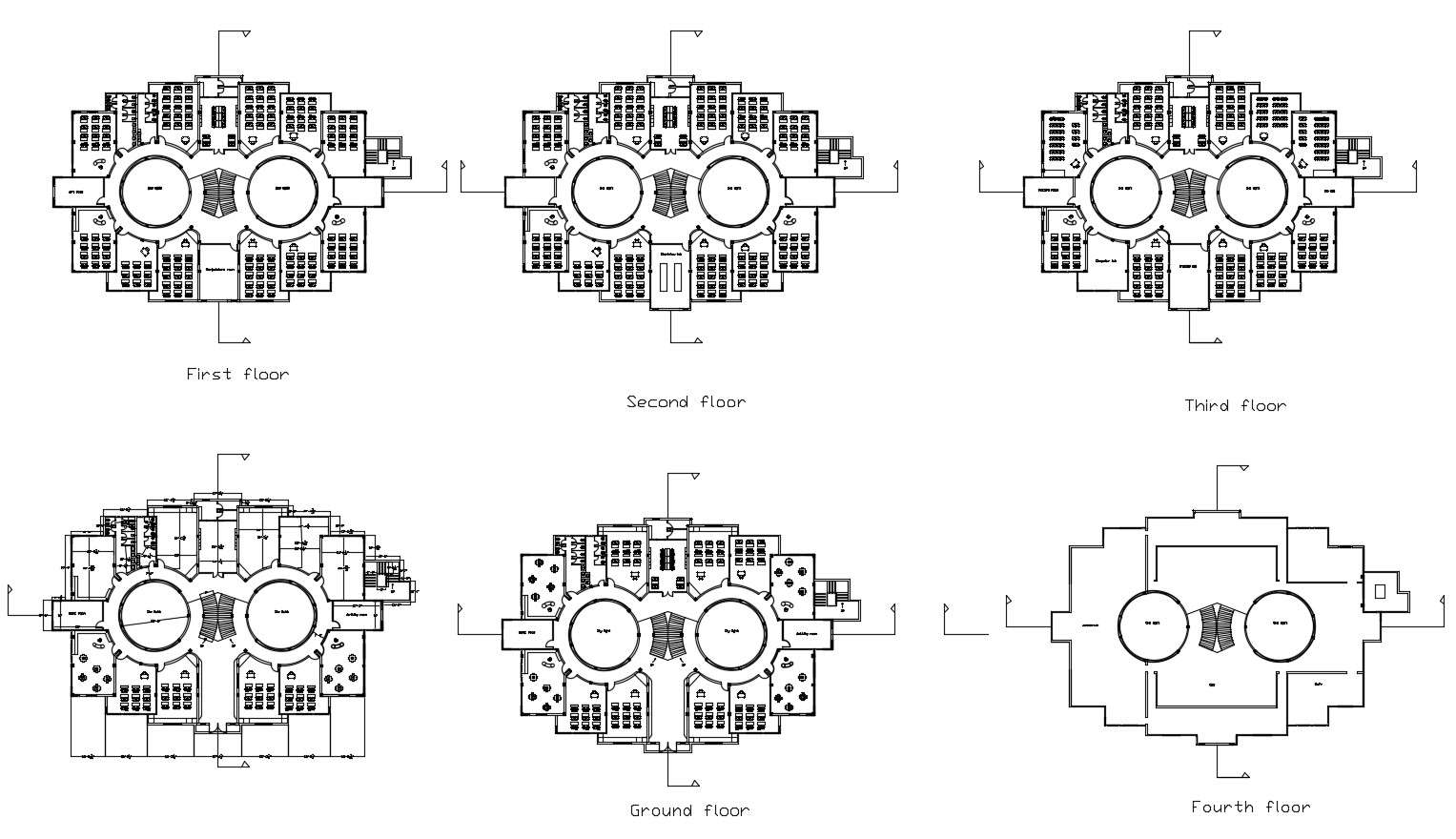 Dwg file of school layout