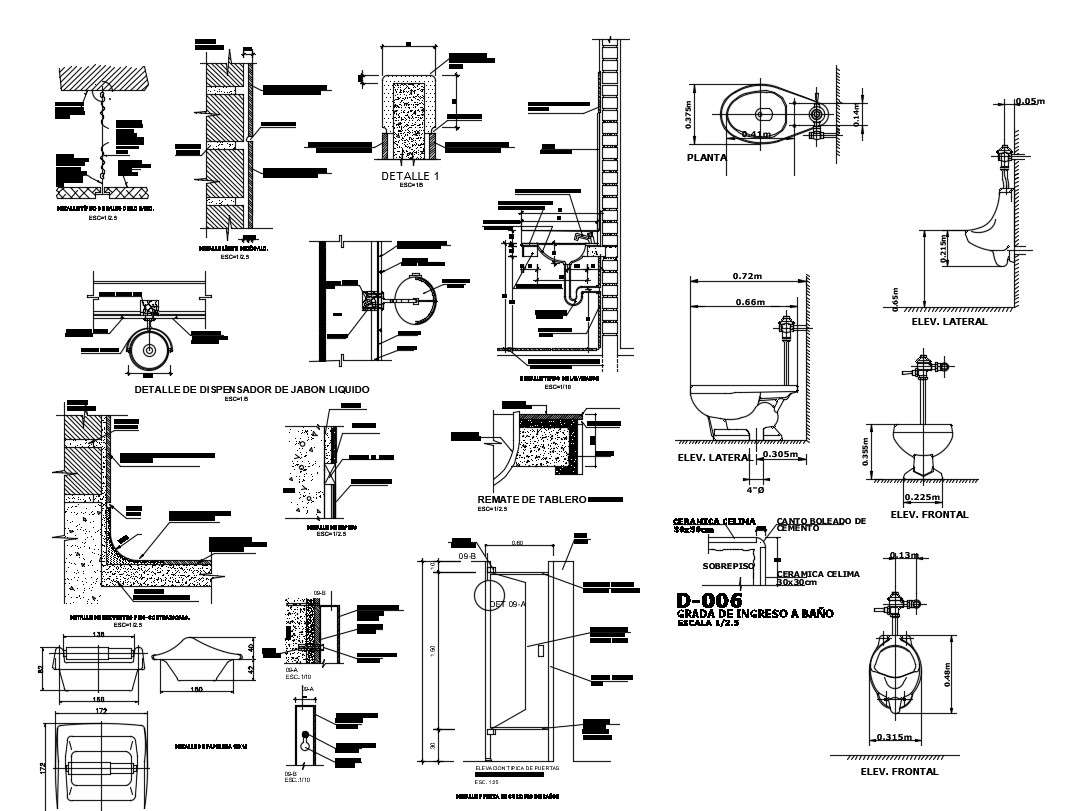 Dwg file of the sanitary cad  block