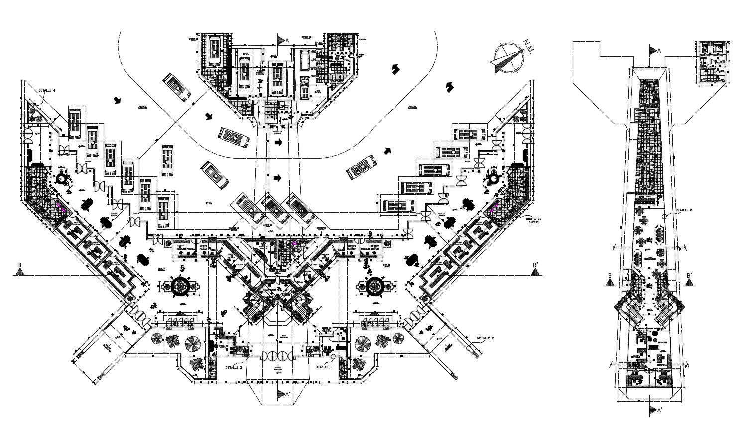Dwg file of transit hub town