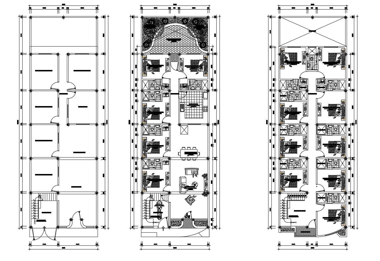 Dwg file residential apartment