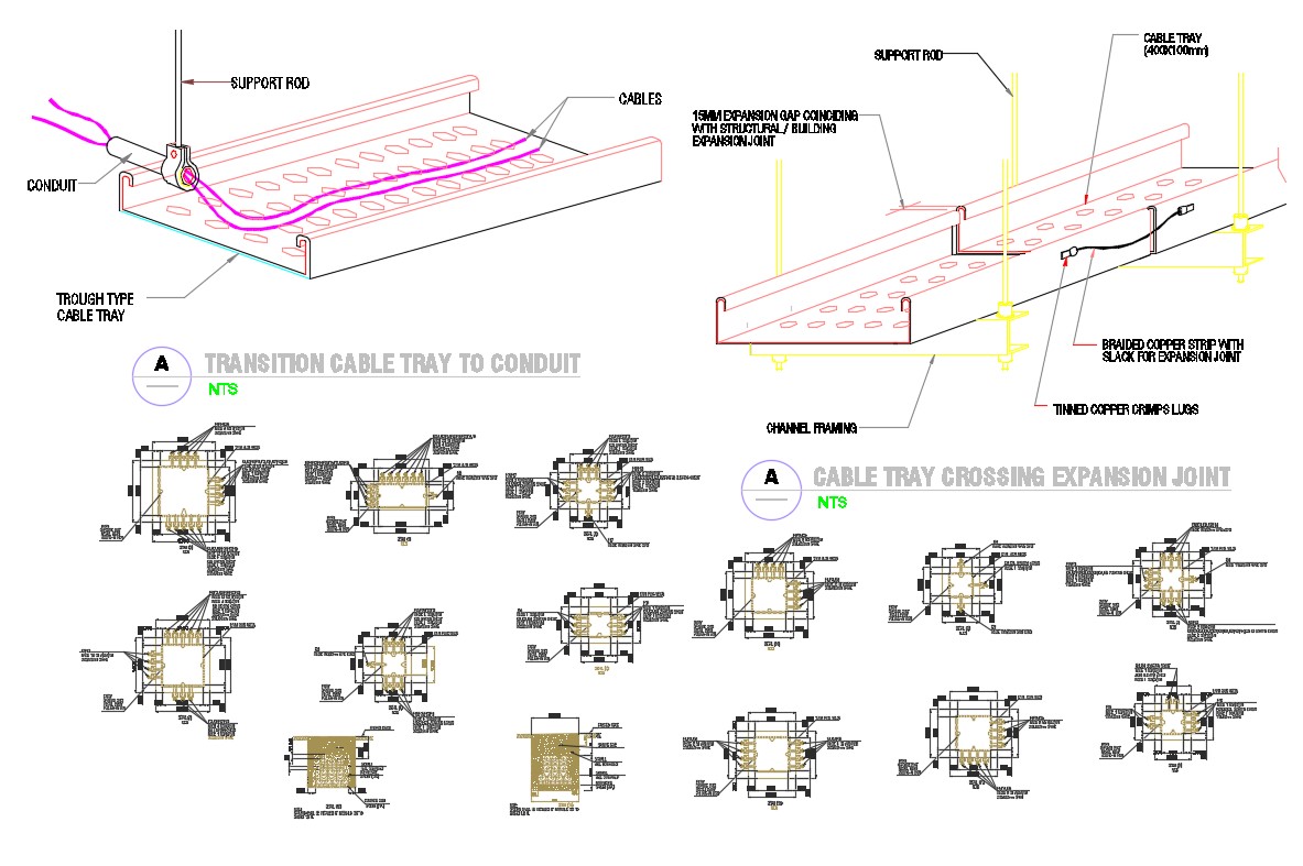 Electric Distribution Network Planning AutoCAD File Free Download 