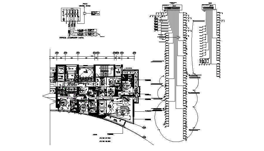 Apartment Electrical AutoCAD Drawings