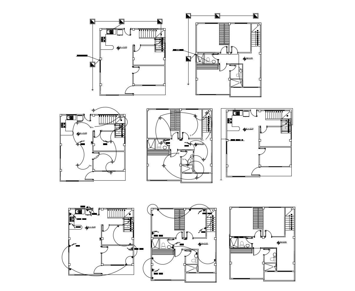 House Electrical Layout Plan In DWG File