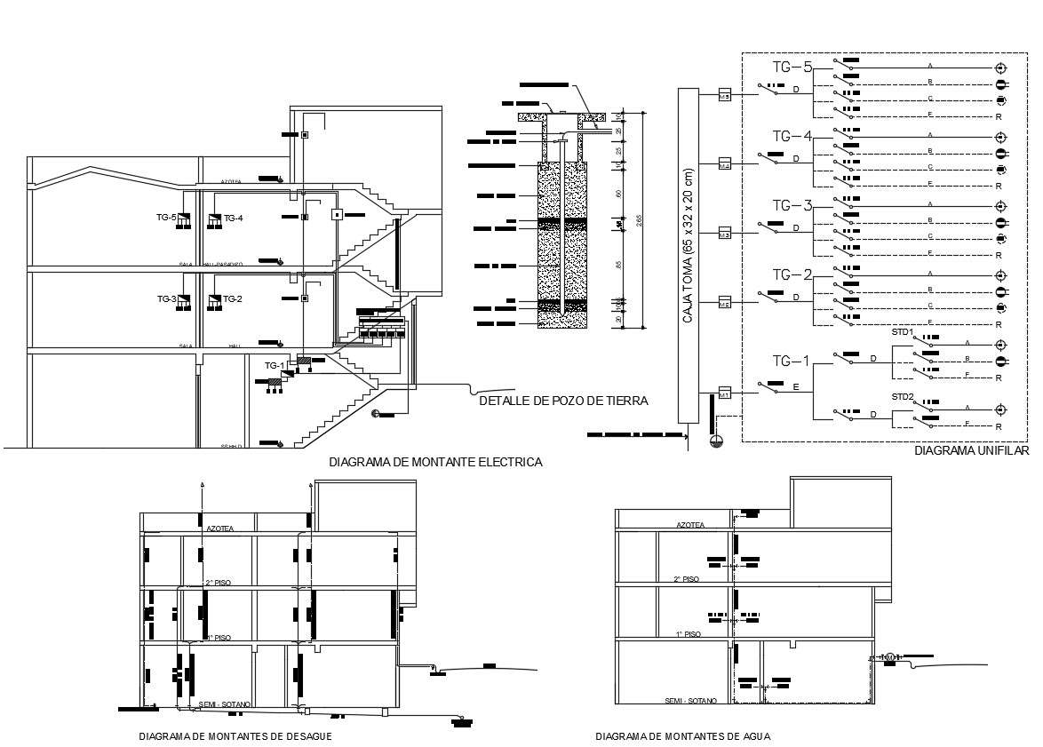 Electrical Circuit Diagram DWG File