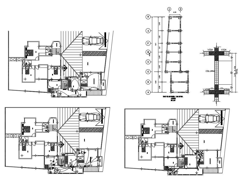 Electrical Installation Plan In DWG File