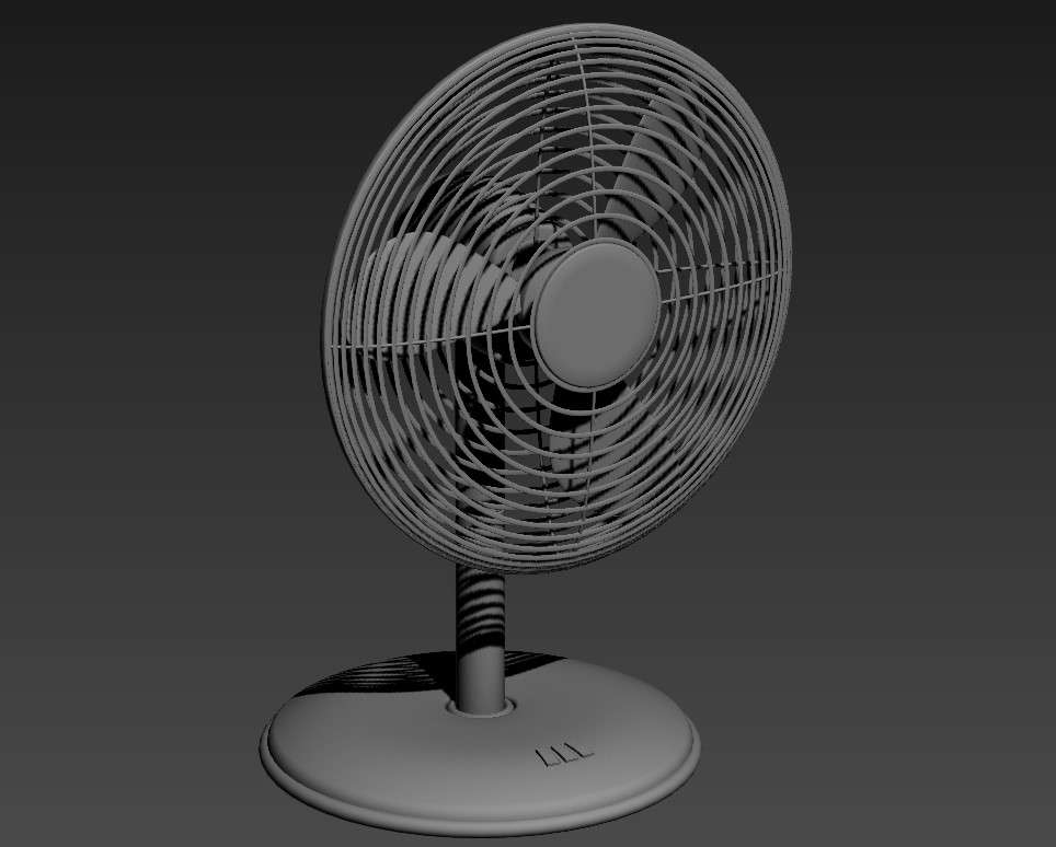 Electrical Table Fan 3d Max File