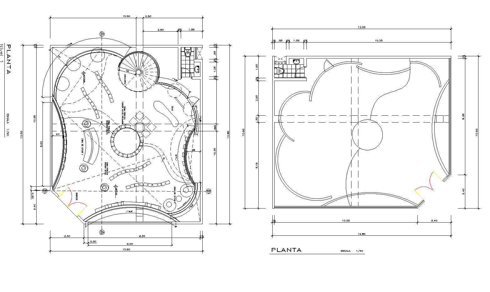 Electrical busterminal layout detail dwg file.