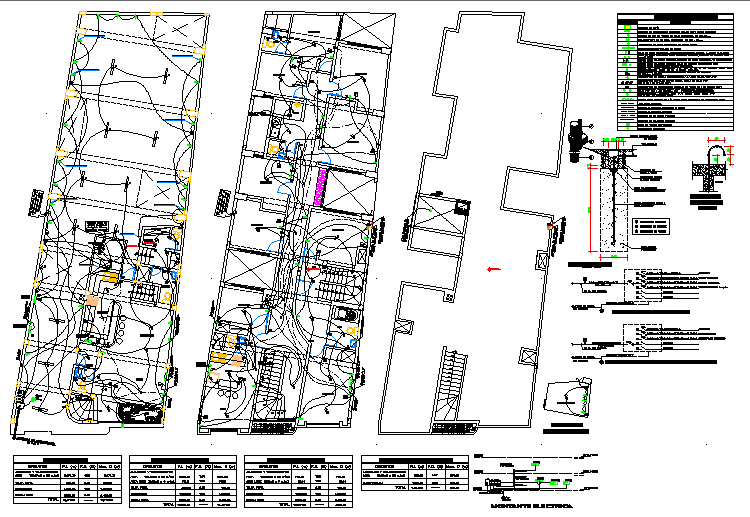 Electrical house plan detail