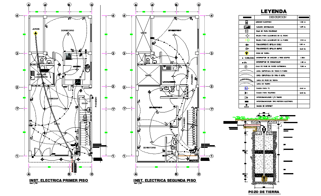 Electrical house plan layout file