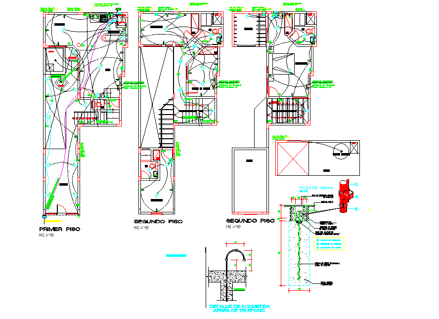 Electrical house plan layout file