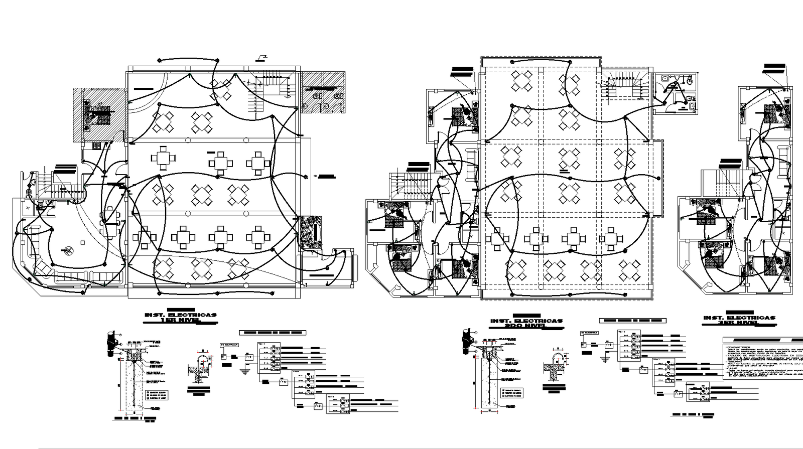 Electrical housing project plan detail dwg file,