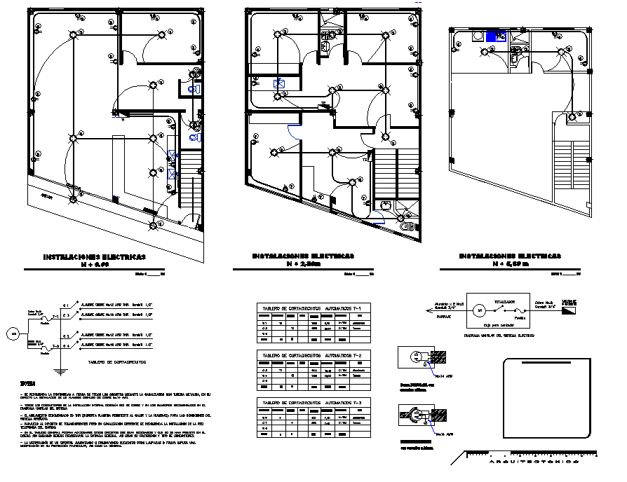 Residential Wiring Plan AutoCAD Drawings
