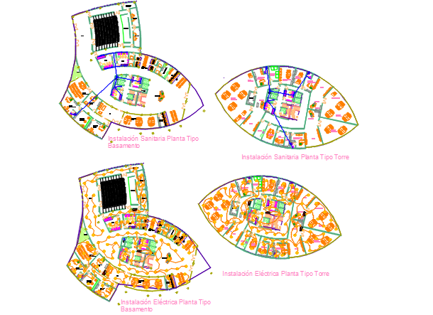 Electrical plan and working plan detail dwg file