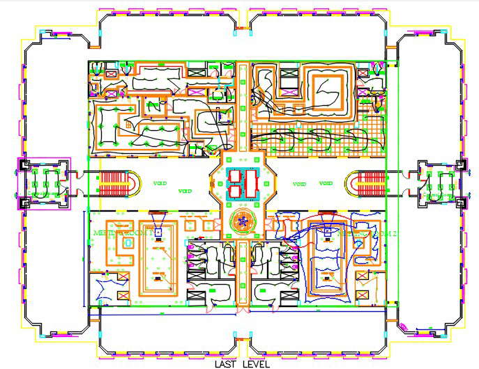 Electrical plans of pent house