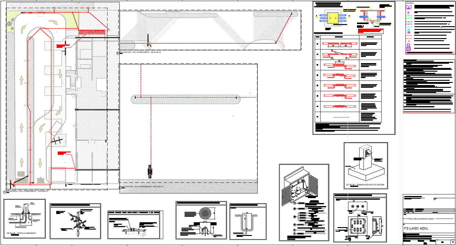 Electrical Cable Jointing and Grounding CAD Drawings