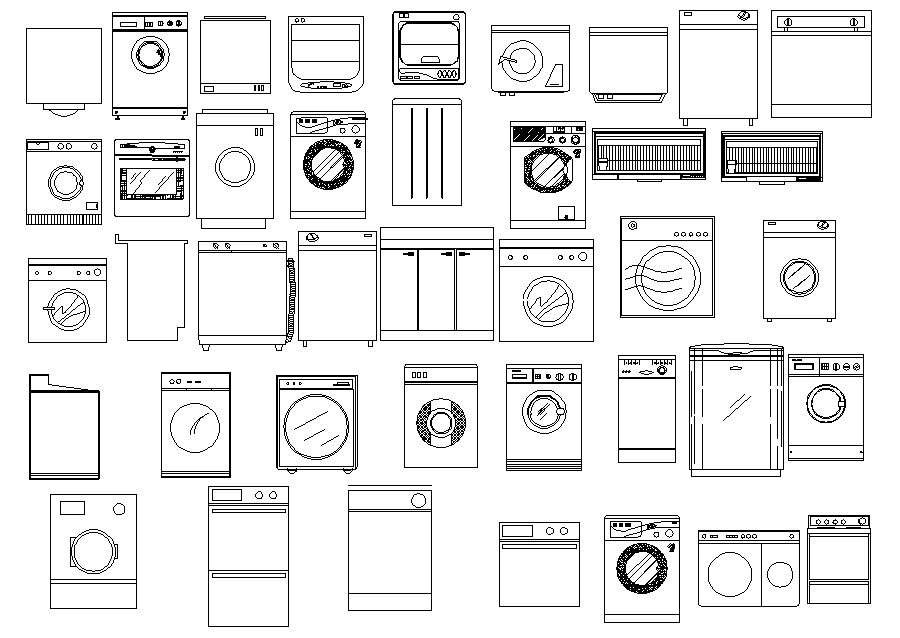Electronic CAD blocks Drawing