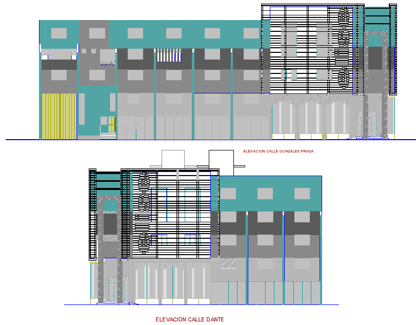 Elevation Assembling of transformer plan detail dwg file