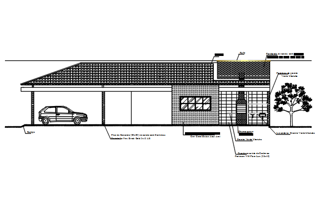 Elevation detail dwg file