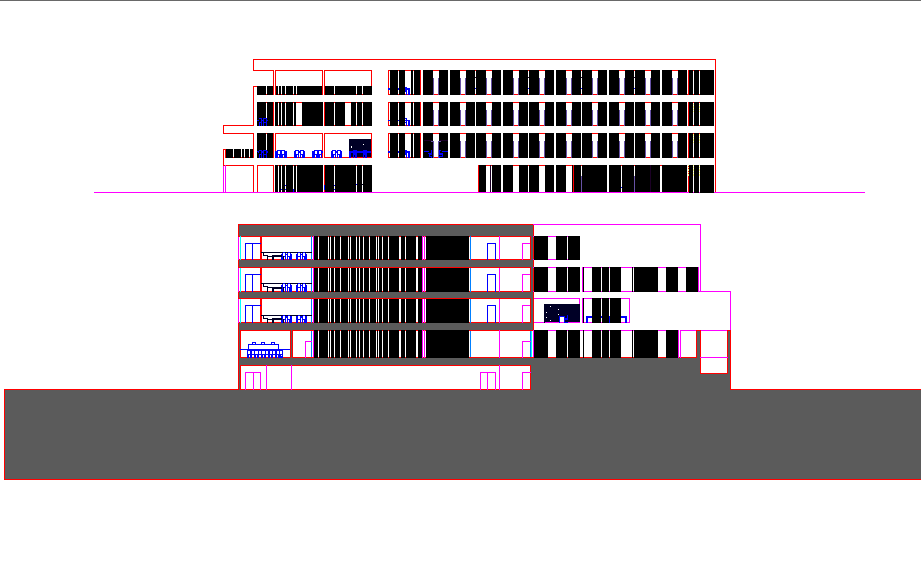 Elevation detail dwg file