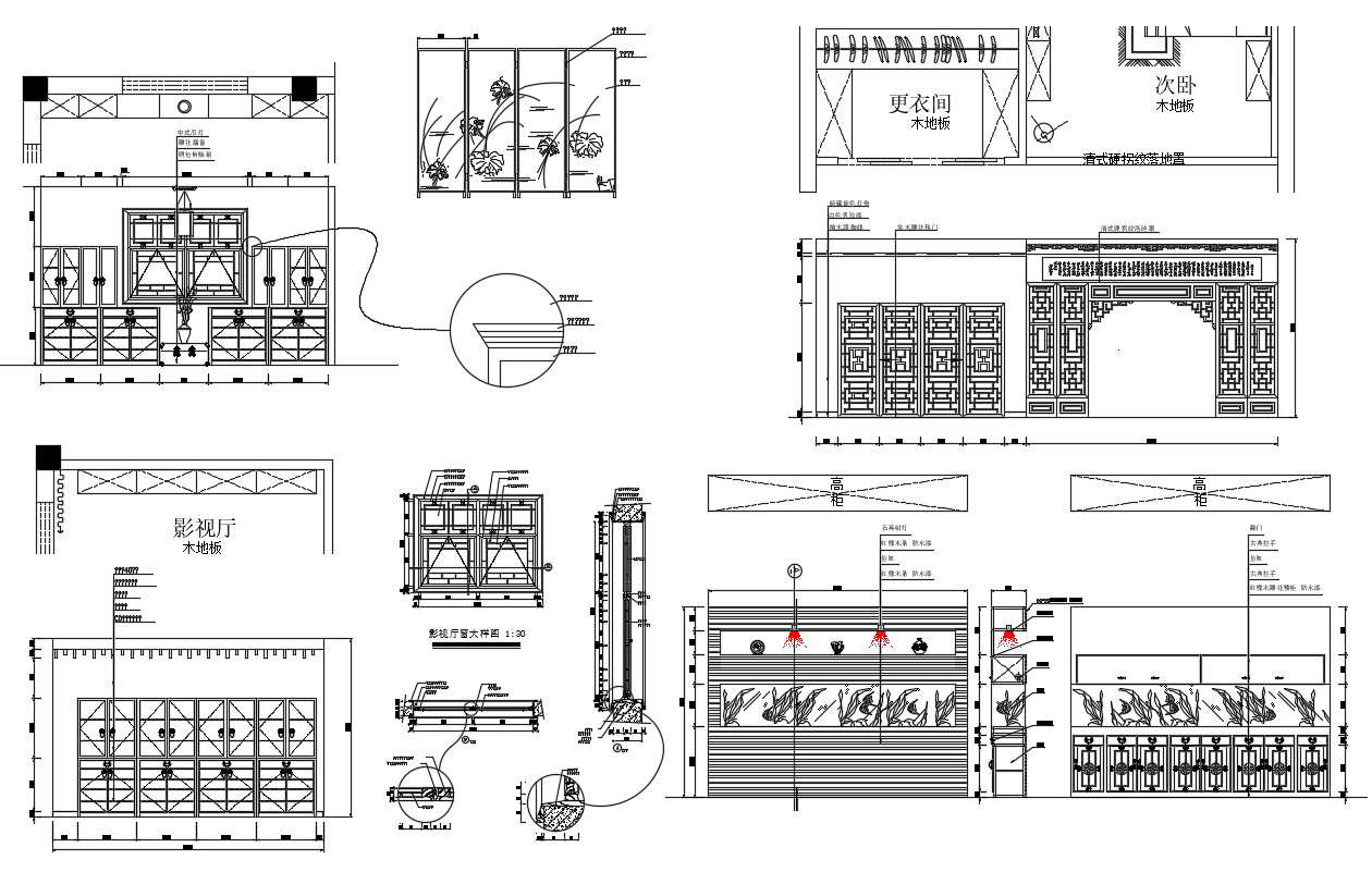 Elevation of Room CAD file