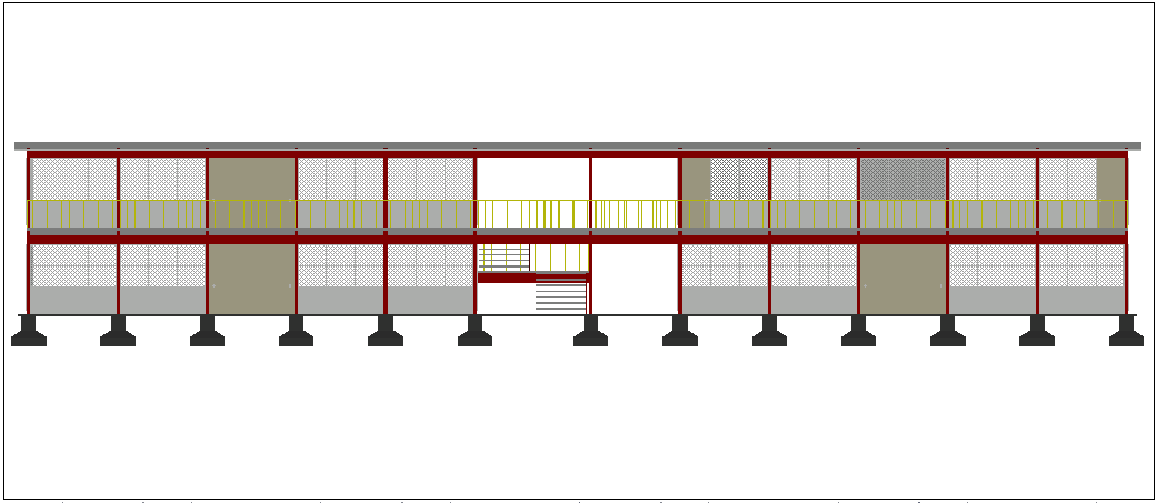 Elevation plan detail dwg