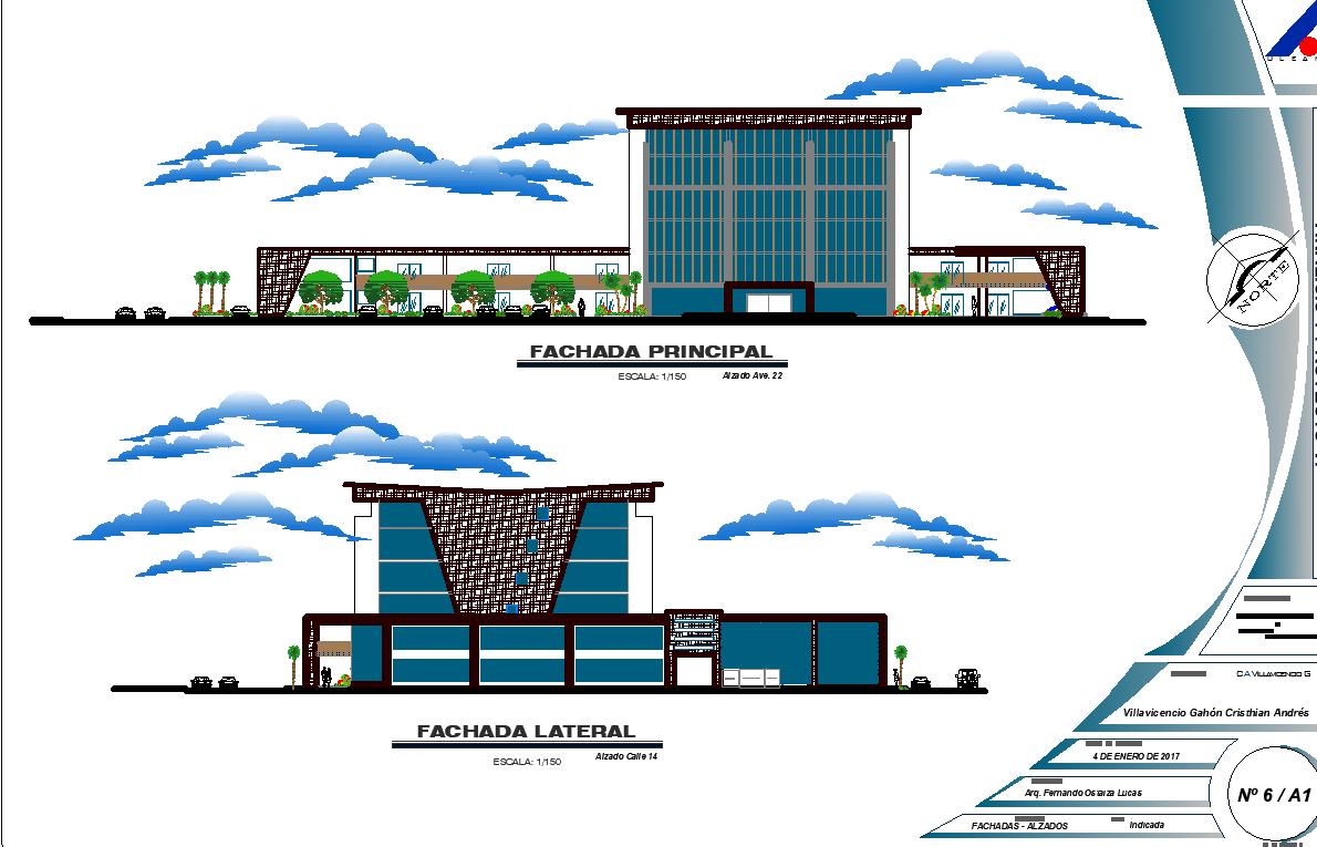 Elevation plan detail dwg file