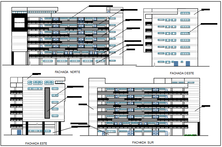 Elevation plan detail dwg file