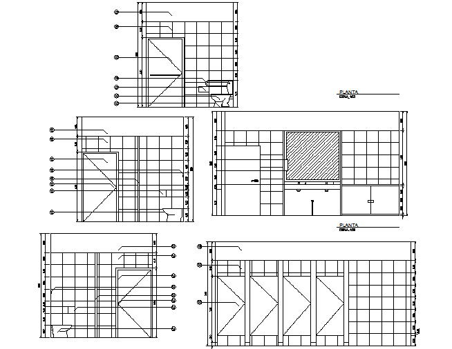 Elevation toilet detail dwg file