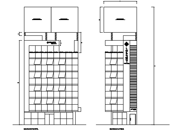 Elevation window plan detail dwg file