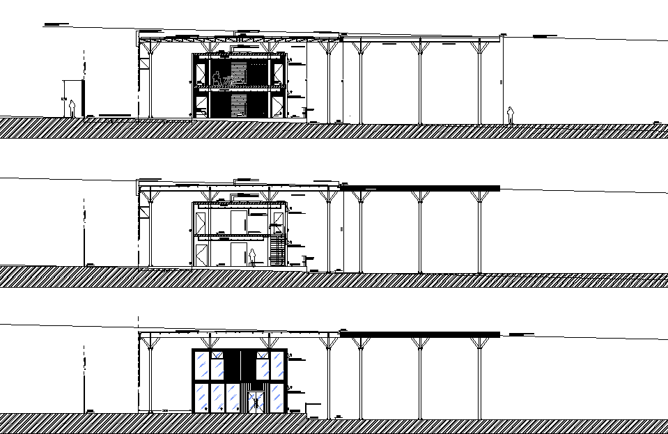 Elevation working detail dwg file