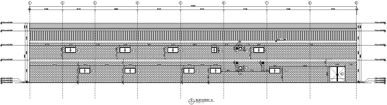 Elevation of a Factory 