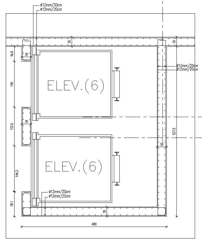 Elevator cad blocks details in AutoCAD, dwg file.