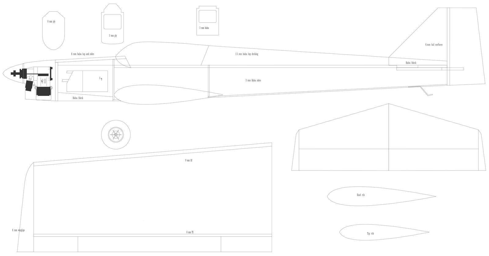 Engine design for double motor airplane dwg autocad drawing . 