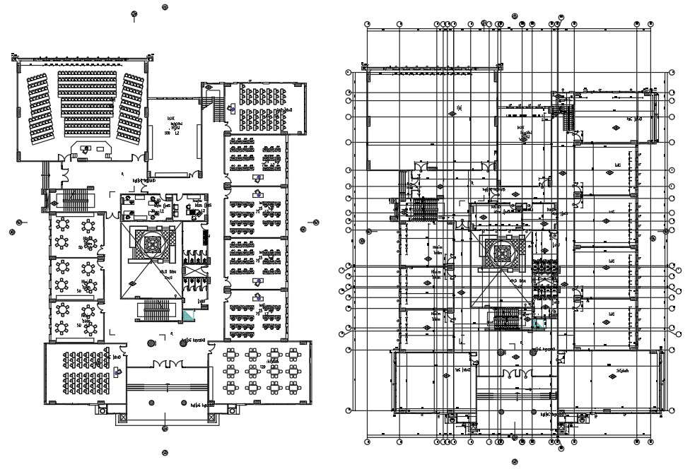 Engineer Collage Floor Plan Drawing AutoCAD File