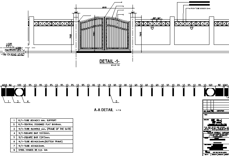 Entrance detailing elevation design of a door