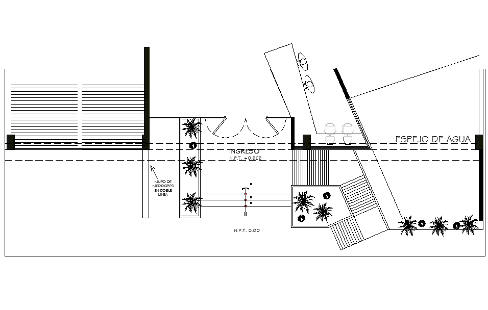 Entree office plan detail
