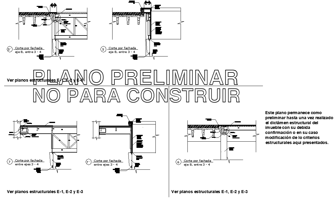 Entrees section detail dwg file