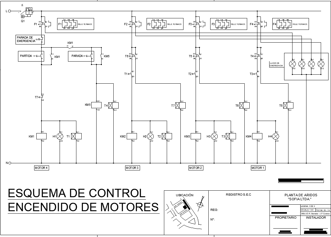 Equipment detail of mechanical dwg autocad file