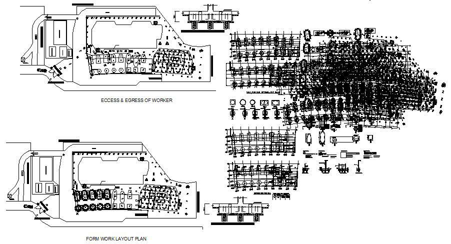 Shophouse Plan In AutoCAD File