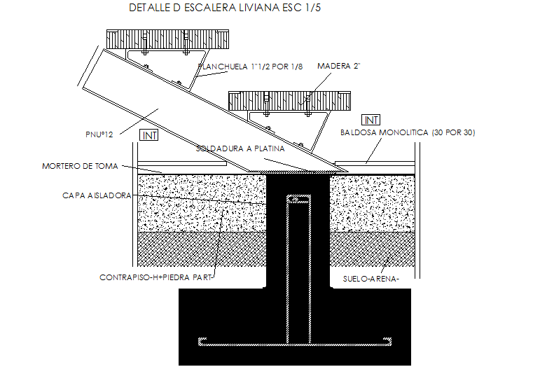 Escalator light ESC detail dwg file