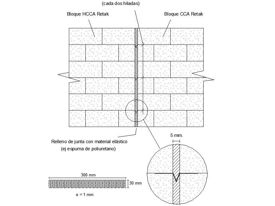 Exposed Brick Wall Construction CAD Drawing 