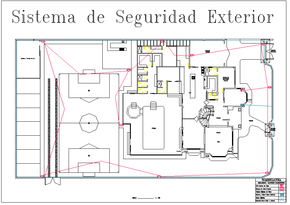 External security system plan layout file