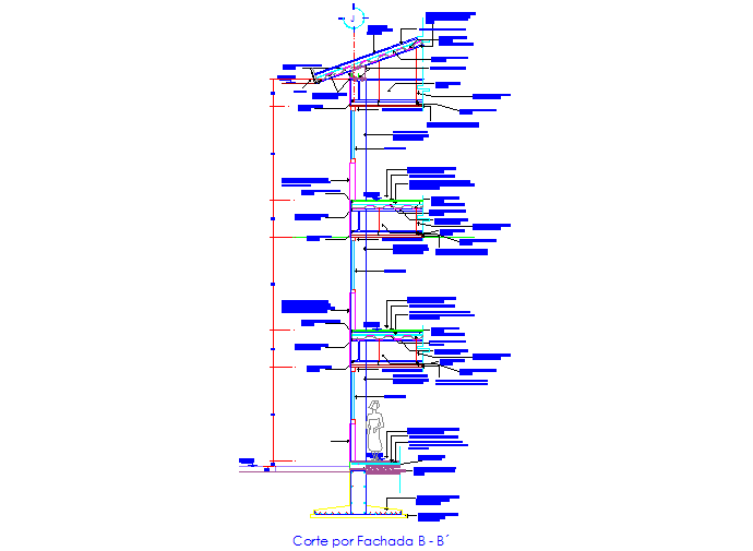 Facade section
