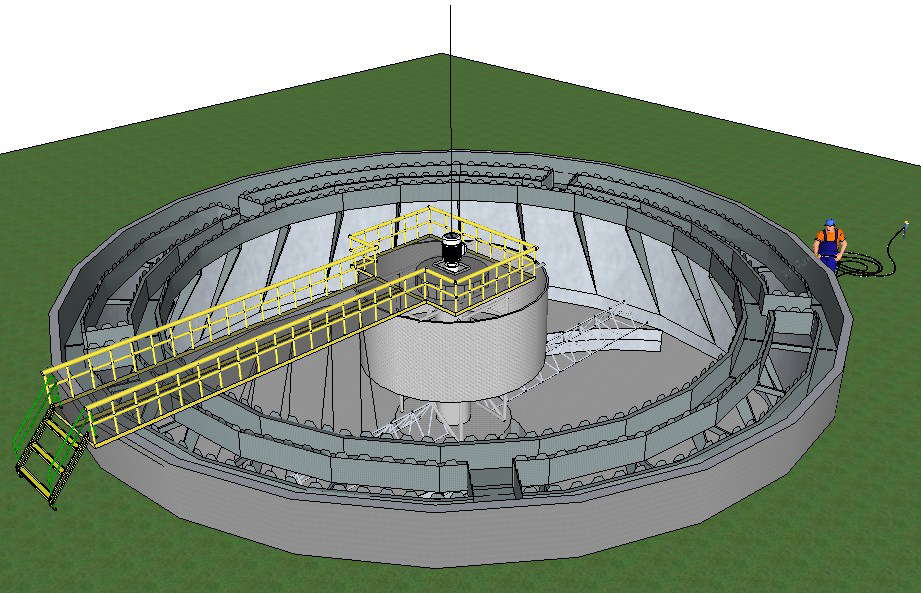 Factory machinery 3d drawing details skp file 