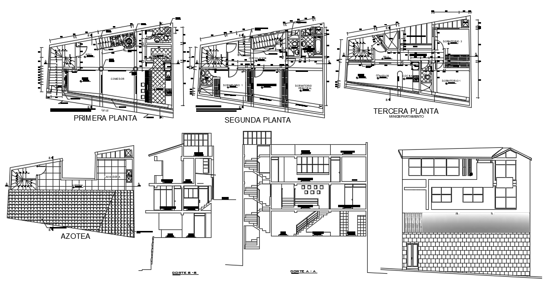House Furniture Design CAD Drawings