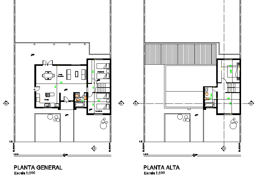 Family llanos plan detail