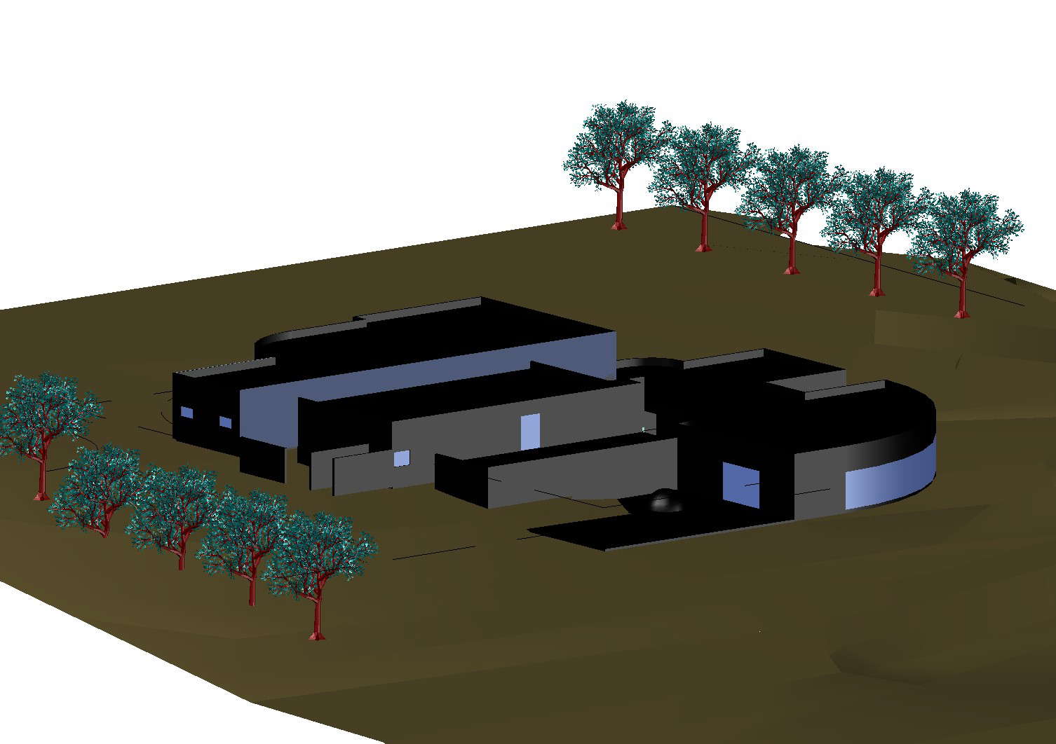 Farm house 3 d layout file