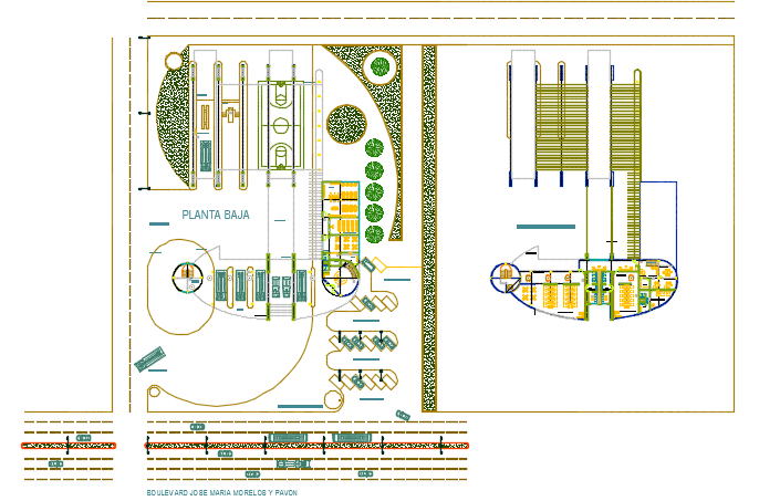 Fire station plan detail dwg file