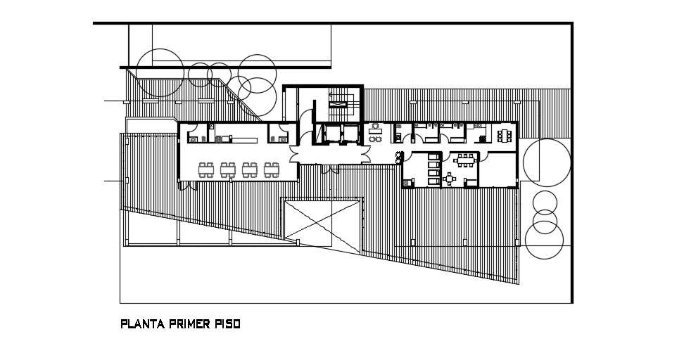 First Floor Plan In DWG File