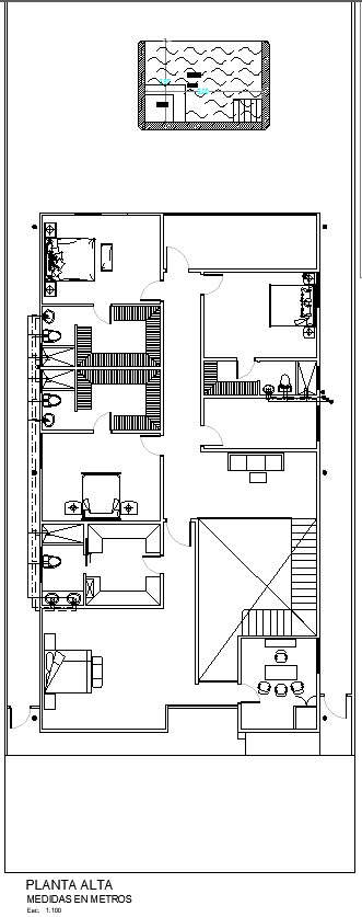 First floor plan of a house.